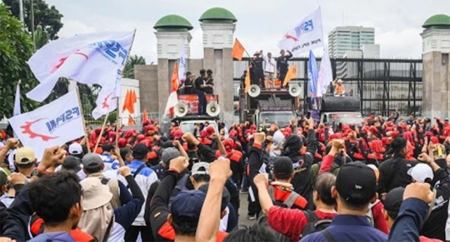 Cuma Geruduk DPR, Buruh Batal Demo di Istana, Mengapa?