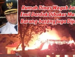 Rumah Dinas Emil Dardak dan Arumi Bachsin Dibakar, Barang-Barang Lenyap Dijarah Massa!