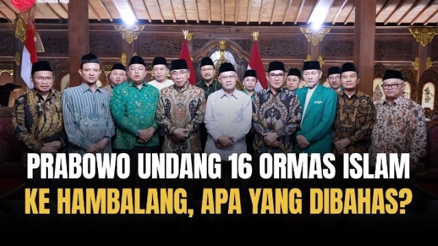Ada 2 Alasan Kenapa Prabowo Repot-Repot Undang Para Tetua Ormas Islam ke Hambalang!