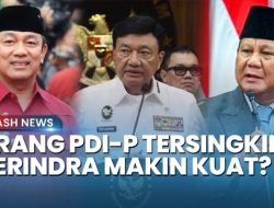 Benteng Terakhir PDIP Runtuh! Prabowo Copot Hendrar Prihadi, Sinyal Sapu Bersih Kabinet?