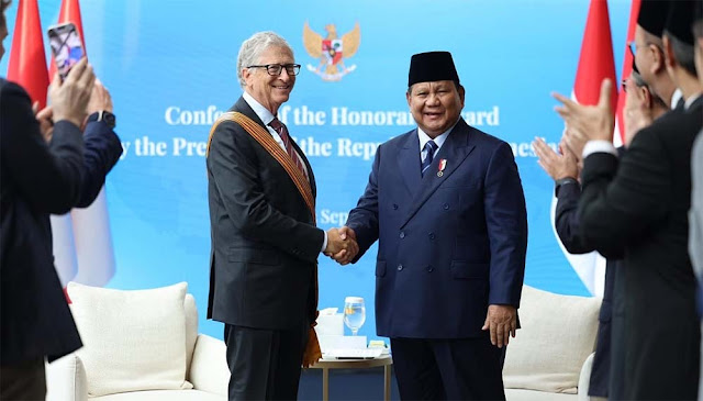 Alasan Presiden Prabowo Beri Bintang Jasa Utama kepada Bill Gates