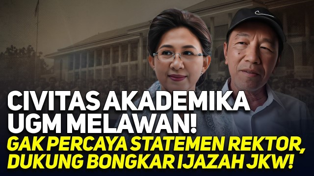 Tolak Pernyataan Rektor, Civitas Akademika UGM Dukung Pembongkaran Dugaan Ijazah Palsu Jokowi!