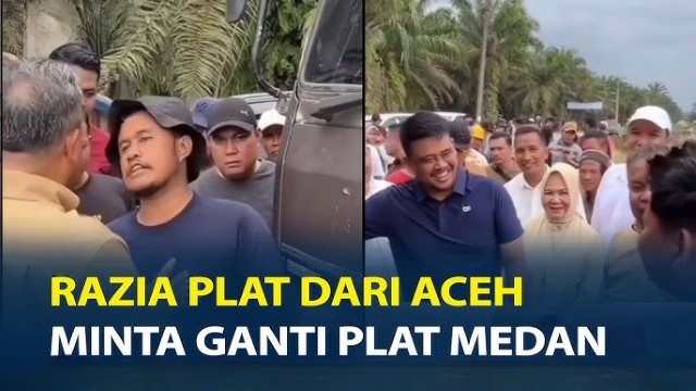 Biar Bosmu Tahu! Viral Bobby Nasution Razia Truk Pelat Aceh di Sumut Demi Kejar PAD Triliunan