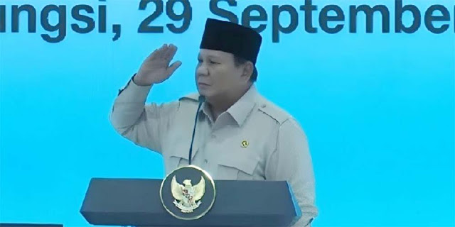 Prabowo Hormat ke Mantan OB Cetak Omzet Rp 120 Miliar Per Tahun
