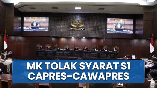 MK Tolak Syarat Capres Minimal S1, Respons Publik: Rakyat Cari Nafkah Minimal S1, Lebih Kecil Pula Gajinya!