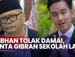 Makin Rumit! Gibran Didesak Mundur dan Kembali Bersekolah Imbas Penggugat Ijazah SMA Tolak Berdamai