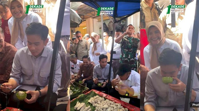 Gibran Belajar Makan Empek-empek, Dokter Tifa Meledek: Pejabat Jadi Babu dan Babysitter ABK?