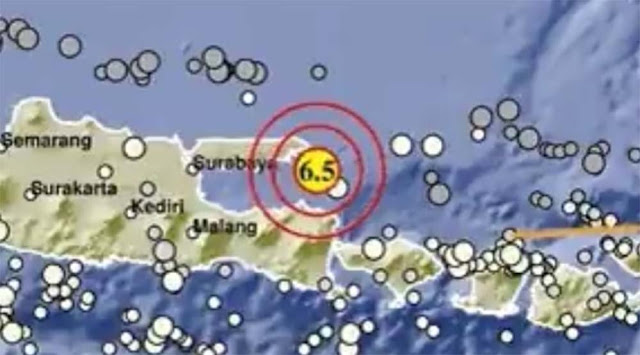 Gempa Hari Ini M 6,5 Guncang Sumenep