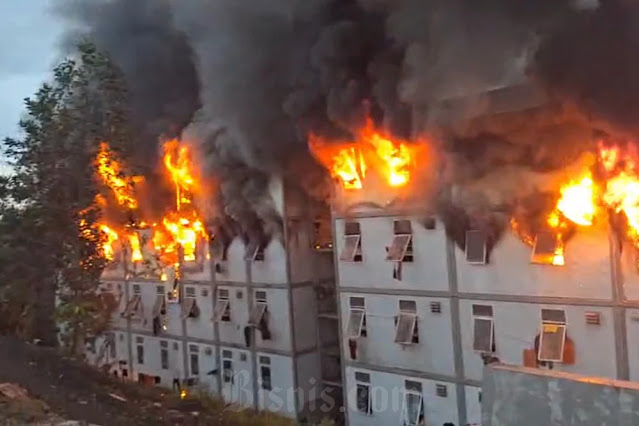 Kebakaran Melanda IKN, Hunian Pekerja Konstruksi Ludes Dilalap Api