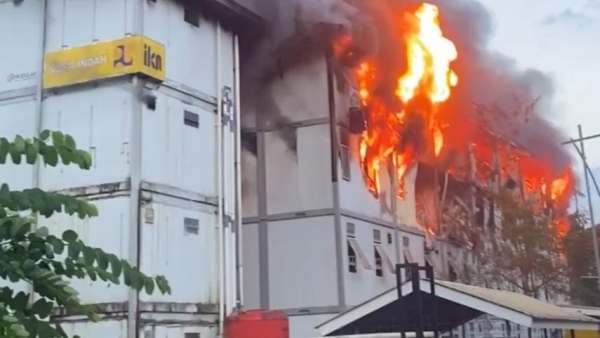 Api Lahap Hunian Pekerja Konstruksi, Progres Proyek IKN Terancam Terganggu