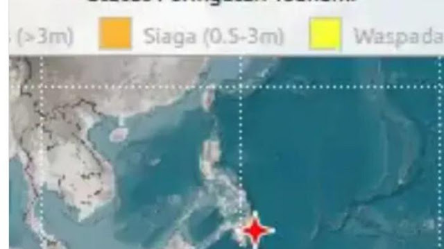 Gempa Magnitudo 7,6 Guncang Mindanao, Guncangan Terasa Hingga Sulawesi Utara