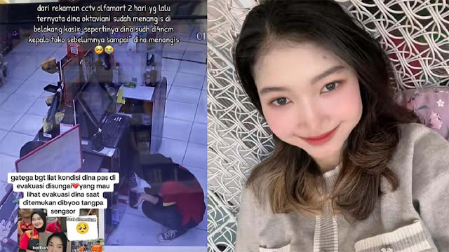 Rekaman CCTV Ungkap Detik-detik Mencekam Dina Oktaviani Meringkuk Menangis Sebelum Dibunuh Atasan