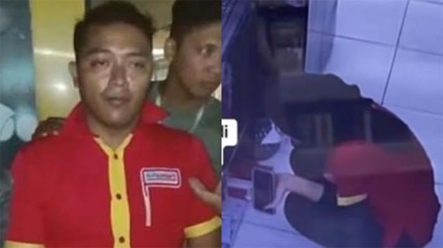 Mengguncang! Detik-detik Dina Menangis di Minimarket Sebelum Tewas Dibunuh Bos, Rekaman CCTV Viral