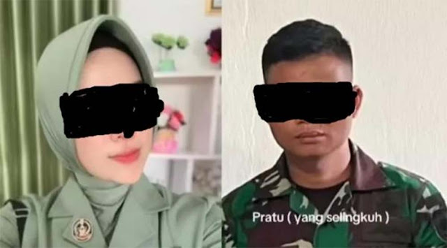 Istri TNI Diduga Selingkuh, Percakapan Mesra Terbongkar Saat Mandi