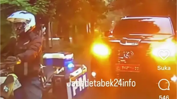 Polisi Militer Viral Potong Jalan, Tabrak Lari Pengendara Lain!