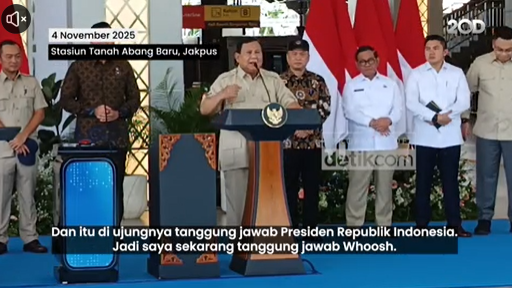Prabowo Gaspol! Whoosh Tak Cuma ke Surabaya, Tapi Diteruskan Sampai Ujung Jawa Timur