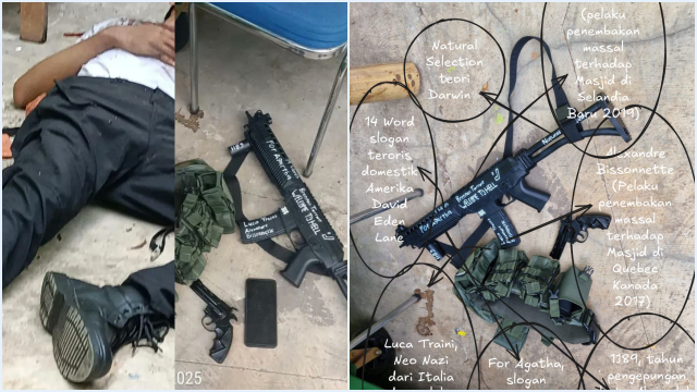 AR15 di SMA 72 Jakarta: Nama Teroris Barat di Senjata Pelaku, Apa Motifnya?