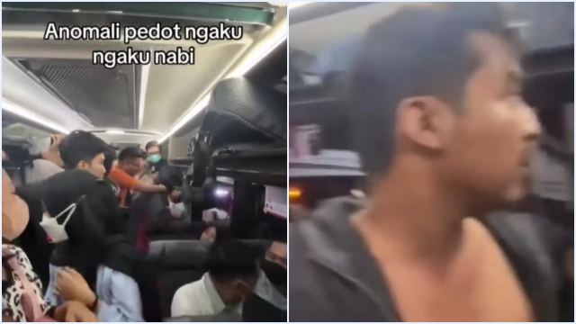 Viral! Pria ODGJ Klaim Nabi Bikin Ricuh di Bus Terminal Purabaya, Begini Kronologi Lengkapnya