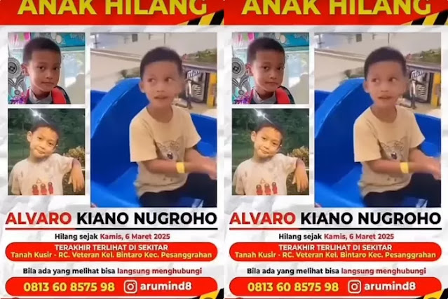Misteri Hilangnya Alvaro Kiano Terkuak: Ayah Tiri Ditahan Usai Kerangka Bocah 6 Tahun Ditemukan