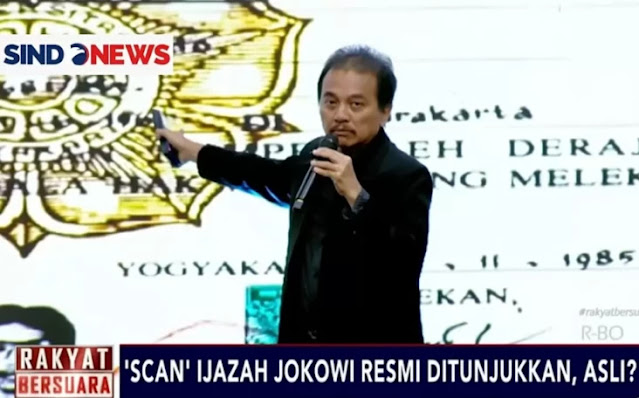 Roy Suryo Bersumpah Demi Allah: Ini Bukti Lembar Pengesahan Skripsi Jokowi Hilang Saat Diperiksa di UGM