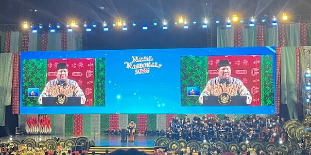 Prabowo Sindir Luhut di Acara Natal: Dulu Kalah Soalnya Pak Luhut Tidak Dukung Saya