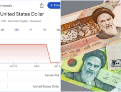 Rial Iran Rontok Parah: 1 Dolar AS = 1,1 Juta Rial, Apa Penyebabnya?