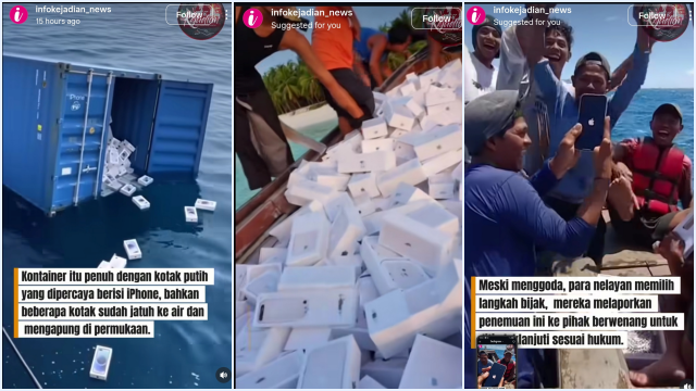 Kontainer iPhone di Laut Jawa: Hoax AI yang Bikin Heboh atau Fakta Mengejutkan?