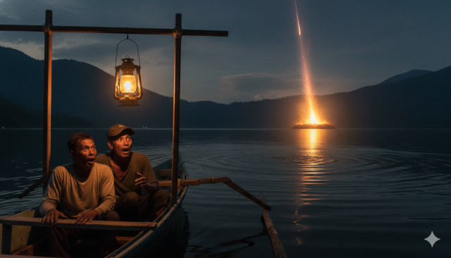 Meteor Jatuh di Danau Maninjau? Ternyata Ini Fakta yang Diumumkan Polisi!