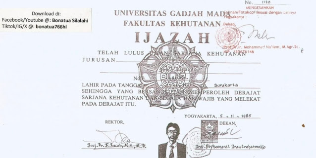 Ijazah Jokowi Dinyatakan Fatal Tanpa Tanggal? Ini Fakta Kontroversi yang Bikin Heboh
