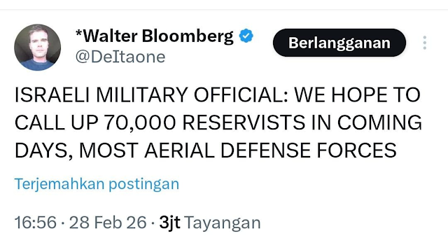 70.000 Pasukan Israel vs Iran: Benarkah Ini Tanda Kemunculan Dajjal?