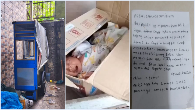 Bayi Dibuang di Gerobak Nasi Uduk: Saksi Ungkap Sosok Pria Misterius Bawa Tas Hitam