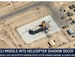 Iran Gunakan Trik Lukisan 3D Helikopter, Israel Tertipu Serang Target Palsu?