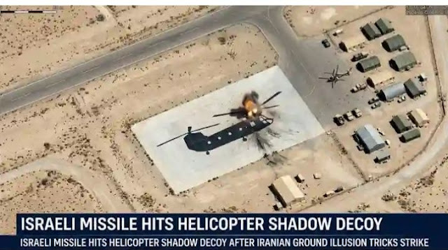 Iran Gunakan Trik Lukisan 3D Helikopter, Israel Tertipu Serang Target Palsu?