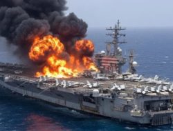 USS Abraham Lincoln Dihantam Drone Iran: Benarkah Kapal Induk Terbesar AS Mundur Terbirit-birit?