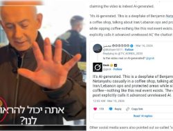 Benjamin Netanyahu Hidup atau Deepfake? Video Kopi yang Bikin Dunia Heboh!