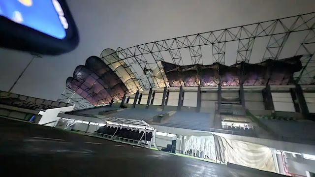 Stadion Indomilk Arena Hancur! Begini Kondisi Puting Beliung Porak-Porandakan Markas Persita