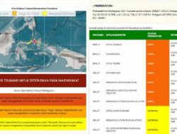 Gempa M 7.6 Guncang Bitung, BMKG: 10 Wilayah Ini Waspada Tsunami!