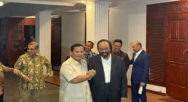 Merger Gerindra-NasDem Terbongkar: Prabowo & Surya Paloh Rencanakan Akuisisi untuk Kuasai DPR?