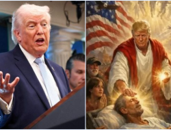 Trump Hapus Gambar AI Mirip Yesus: Klaim Dirinya Dokter atau Langgar Batas?