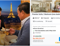 Viral! Tarif Kamar Rp232 Juta di Paris untuk Ulang Tahun Seskab Teddy, Prabowo Hadir