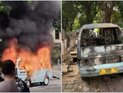 Tragis! Pria Dibakar Hidup-Hidup Sopir Angkot di Tanah Abang Cuma Gegara Hal Sepele