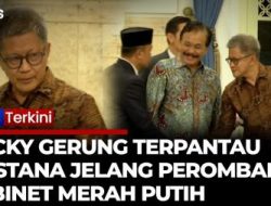 Momen Langka Rocky Gerung Bersalaman & Tertawa Bareng Prabowo di Pelantikan Kabinet