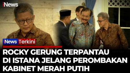 Momen Langka Rocky Gerung Bersalaman & Tertawa Bareng Prabowo di Pelantikan Kabinet