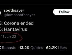 Tweet Lawas 2022 Viral Usai WHO Konfirmasi Hantavirus: Ramalan atau Kebetulan?
