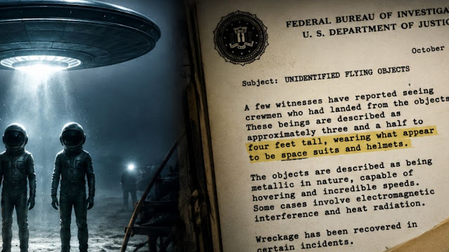 Dokumen FBI Bocor: Makhluk 4 Kaki Keluar dari UFO, Ini Bukti Mengerikannya!